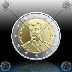 2 EVRO MONAKO 2019 (Prince Honoré V) PP/PROOF